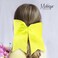 Motique Accessories Jumbo Bow Pony with Tails (Neon Yellow)