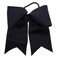 Black Jumbo Bow Pony with Tails