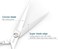 6" Professional Hair Scissors Set Hair Cutting Shears Barber Scissors Japan 440C Barber Hair Thinning Scissors Convex Edge Kinsaro