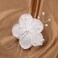 Beautiful White Camellia Pearl Hair Fork Wedding Bride Women's Accessories