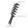Men's Comb,Double Sided Wide Tooth Hair Comb for Hairdressing, Retro Hair Styling Comb (Black)