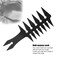 Men's Comb,Double Sided Wide Tooth Hair Comb for Hairdressing, Retro Hair Styling Comb (Black)