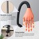 Practice Hand for Acrylic Nails, Professional Nail Practice Hand Nail Training Hand, Flexible Moveable False Fake Mannequin Hand for Nails Art Practice Display with 100Pcs Brown Fake Nail Tips