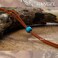Gangel Turquoise Feather Headband Hippie Indian Feather Headpiece with Peacock Feather Tassel Hemp Rope for Festival Black Feather Hairband Women's Hair Accessories
