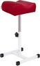 Pedicure Stand Stool Footrest Stand Adjustable Height Technician SPA Beauty Stand Stool with Non-Slip SPA Salon Home Equipment (Red)