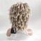 Dreadlock Wigs for Women and Men, Short Braided Wig Ombre Blonde Color Afro Curly Twist Braiding Crochet Wigs Glueless Synthetic Heat Resistant Hair Wig (T27/613)