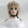 Dreadlock Wigs for Women and Men, Short Braided Wig Ombre Blonde Color Afro Curly Twist Braiding Crochet Wigs Glueless Synthetic Heat Resistant Hair Wig (T27/613)