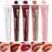 5 Pcs Hydrating Lip Gloss Lip Jam Set, High Shine Glass Finish Nude Colors Moisturizing Glitter Plumping Lip Gloss Shiny Jelly Liquid Lipstick for Girls and Women
