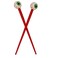 kreepsville 666 Creepy Green Eye Ball Hair Sticks Odd Accessory, 1 Count (Pack of 1), Red