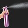 Salon Style Hair Spray Bottle, Fine Mist Continuous Spray Bottle   10 Oz Luminous Aerosol Free Water Sprayer for Hairstyling, Plants, Cleaning Solutions Dispensing - Purple
