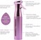 Salon Style Hair Spray Bottle, Fine Mist Continuous Spray Bottle   10 Oz Luminous Aerosol Free Water Sprayer for Hairstyling, Plants, Cleaning Solutions Dispensing - Purple
