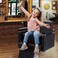 Salon Booster Seat for Kids,Barber Leather Cushion Pads for Salon Chair Hair Stylist Salon Spa Chair Equipment,Oversize(（13"X16.5"X6.7"）,Black