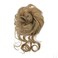 Curly Messy Bun Hair Piece for Updos with Claw Clip Hair Extensionsm #27 Brown Bun Clips for Hair,Long Beard Clip Claw in Bun Hair Pieces for Women Daily Use