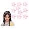 ZYALTFDC 10Pcs Pink Star Hair Clips for Women Girls 2000s Hair Accessories Hairclips Headpieces Non Slip Stars Snap Hair Clips for Women Teen Girls Y2K Snap Metal Hair Barrettes Pink Hairpin