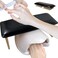 WAYUTO Folding Nail Manicure Hand Rest Nail Art Arm Rest Nail Polish Hand Rest Nail Tech Hand Rest Nail Art Hand Pillow Nail Salon Hand Rest Nail Hand Rest Cushion for Women Girls Black