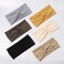 Artilady 6 Pack Wide Boho Headbands for Women - Soft Yoga Elastic Hair Bands for Girls Workout Running Sport Headwrap Non-slip Breathable (Solid)