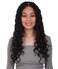 Andrea Curly Long 4X4 Hand Tied Lace Braid Braided Wig (Natural Black)