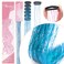 Sky Blue Fairy Hair Tinsel Kit Pack of 12 Pcs Clip in Hair Tinsel Kit 20 Inch Glitter Sky Blue Tinsel Hair Extensions Festival Gift Tinsel Fairy Hair Extension Party Dazzle Hair (12Pcs,Sky Blue#)