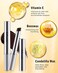 Tinted Lip Balm-2Pcs Hydrating Black Brown Lip Tint Moisturizer, Honey Sugar Yummy Lip Care Balm for Dry Lip, Moisturizing Sheer Lip Gloss Lip Treatment,Women's Day Lip Makeup Gift for Women Girl