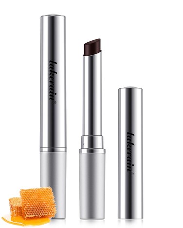 Tinted Lip Balm-2Pcs Hydrating Black Brown Lip Tint Moisturizer, Honey Sugar Yummy Lip Care Balm for Dry Lip, Moisturizing Sheer Lip Gloss Lip Treatment,Women's Day Lip Makeup Gift for Women Girl