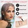 3D Waterproof Microblading Eyebrow Pencil, 4 Micro-Fork Tip for Hair-Like Effect, Magic Tattoo Eyebrow Tint pen for Natural-Looking Brows Makeup, Easy to Use, Smudge-proof, Last All-Day (Gray)