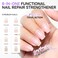 Nail Strengthener Protein for Damaged Nails: Gelike EC 8 in 1 Natural Nail Hardener Extra Strong and Growth - Long Lasting Nail Repair for Damaged Nails - Nail Growth Oil for Daily Work Home Salon