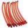 1/4"" Loop Rods Hair Rollers - Pink 12 Count Small (Pack of 1). For Dry or Wet Hair.