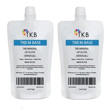 TKB Mineral Lip Gloss (M-Base)   Clear Versagel Base for DIY Lip Gloss, Made in USA (11 oz (2 of 5.5 oz bag))