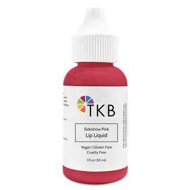 TKB Lip Liquid Color   Liquid Lip Color for TKB Gloss Base, DIY Lip Gloss, Pigmented Lip Gloss and Lipstick Colorant, Made in USA (1floz (30ml), Sideshow Pink)