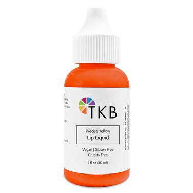 TKB Lip Liquid Color   Liquid Lip Color for TKB Gloss Base, DIY Lip Gloss, Pigmented Lip Gloss and Lipstick Colorant, Made in USA (1floz (30ml), Precise Yellow)