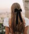 Velvet Hair Bows for Women Bow Hair Clips Cute Hair Ribbons Girls Ribbon Bows for Hair BowKnot Barrettes Velvet Hair Bow Clips 2PCS Fashion Hair Accessories for Women, Black Red Hair Bows