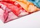 Tobeffect Headbands for Women African Wide Tie Dye Knotted Hairbands Workout Yoga Sport Head Wraps Hair Accessories 6 Packs