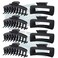 TOCESS 8 Pack Black Big Hair Claw Clips for Women Large Claw Clip for Thin Thick Curly Hair 90's Strong Hold 4.33 Inch Nonslip Matte Jumbo Hair Clips