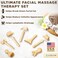 Wood Therapy Facial Massage Tools (7 Piece Set), Gua Sha Wooden Face Massager Kit for Face Lifting, Lymphatic Drainage, Skin Care &amp; Anti-Aging