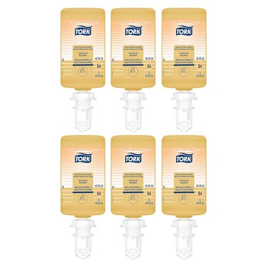 Tork Hair and Body Wash S4, Clean Scent, 6 x 1L, 400033 (formerly 400013)
