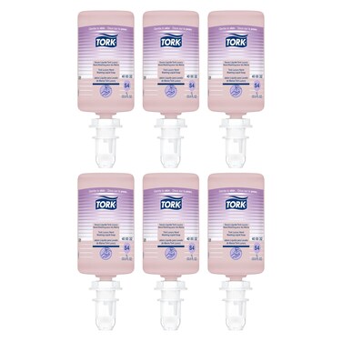 Tork Luxury Hand Washing Liquid Soap S4, Scented, 6 x 1L, 400032 (formerly 400012), 0.17 Fl Oz (Pack of 6)