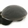Toupee For Men Hair Pieces Soft Swiss Lace 10x8" Men Toupee Human Hair Replacement System for Men Hair Prosthesis Men Hair Patch Units Implant for Men Natural Hair Pieces (#1B Off Black)
