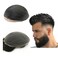 Toupee For Men Hair Pieces Soft Swiss Lace 10x8" Men Toupee Human Hair Replacement System for Men Hair Prosthesis Men Hair Patch Units Implant for Men Natural Hair Pieces (#1B Off Black)