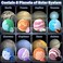Galaxy Bath Bombs for Kids with Surprise Inside Space Toys, 8 Pack Planet Bath Bombs with Solar System Gemstones Organic Bubble Bath Fizzies Birthday Christmas Gifts for Boys Girls