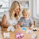 Paint Your Own Bath Bombs Kit for Kids, 8 Pack DIY Unicorn Cloud Rainbow Bath Bombs for Girls Spa Kit Activity Crafts Handmade Bubble Bath Fizzies Birthday Christmas Gift Set