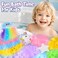 Paint Your Own Bath Bombs Kit for Kids, 8 Pack DIY Unicorn Cloud Rainbow Bath Bombs for Girls Spa Kit Activity Crafts Handmade Bubble Bath Fizzies Birthday Christmas Gift Set
