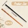 8 Pieces Wooden Hair Sticks Bamboo Shape Hair Chopsticks Chinese Vintage Chignon Japanese Hairpin Decorative Retro Hair Forks Hanfu Pins Bun Holders for Long Hair Women and Girls Hair Accessories