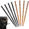 8 Pieces Wooden Hair Sticks Bamboo Shape Hair Chopsticks Chinese Vintage Chignon Japanese Hairpin Decorative Retro Hair Forks Hanfu Pins Bun Holders for Long Hair Women and Girls Hair Accessories