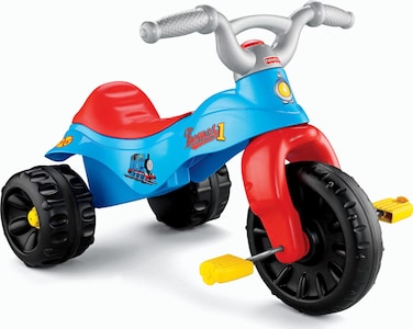 Fisher-Price Toddler Tricycle Thomas &amp; Friends Tough Trike, Toy Bike with Handlebar Grips &amp; Storage for Outdoor Play Kids Ages 2+ Years