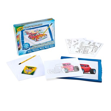 Crayola Light Up Tracing Pad - Blue, Tracing Light Box for Kids, Drawing Pad, Toys for Kids, Gift for Boys &amp; Girls, Ages 6, 7, 8