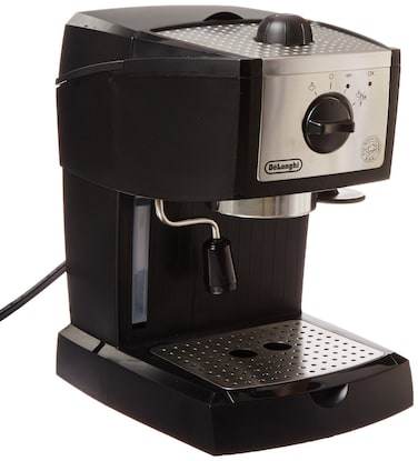 DeLonghi EC155 15 Bar Espresso and Cappuccino Machine, Black