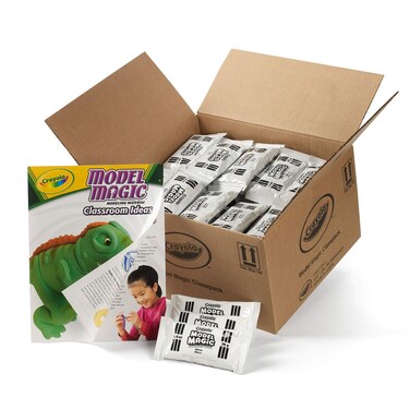 Crayola Model Magic - White (75ct), 1oz Modeling Clay Alternative, Air Dry Clay for Kids, Bulk Classroom Arts &amp; Crafts Supplies