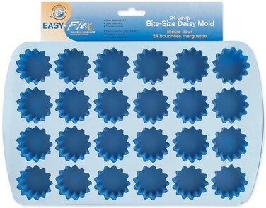 Wilton Easy Flex Silicone 24-Cavity Bite Daisy Pan