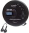 SuperSonic SC-253FM Personal MP3/CD Player w/FM Radio - Portable Device, HQ Stereo Earphones Included BLACK