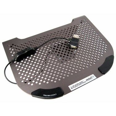 Cables Unlimted FANNBCOOL3 MiniFit Slate Grey Metal Netbook Cooler with Fan